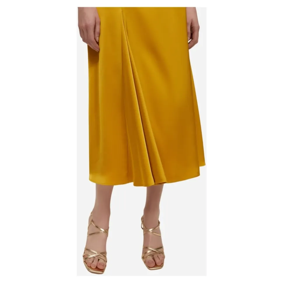 Adele Midi Satin Dress