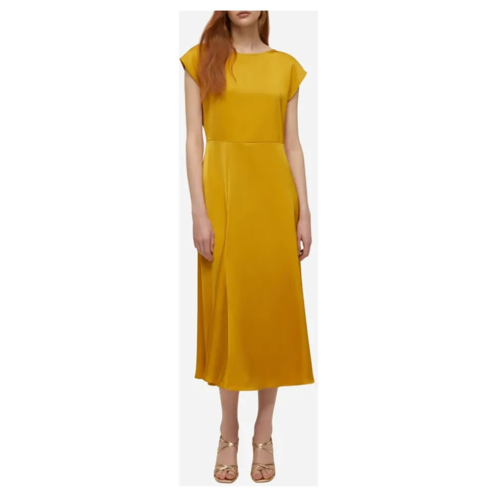 Adele Midi Satin Dress