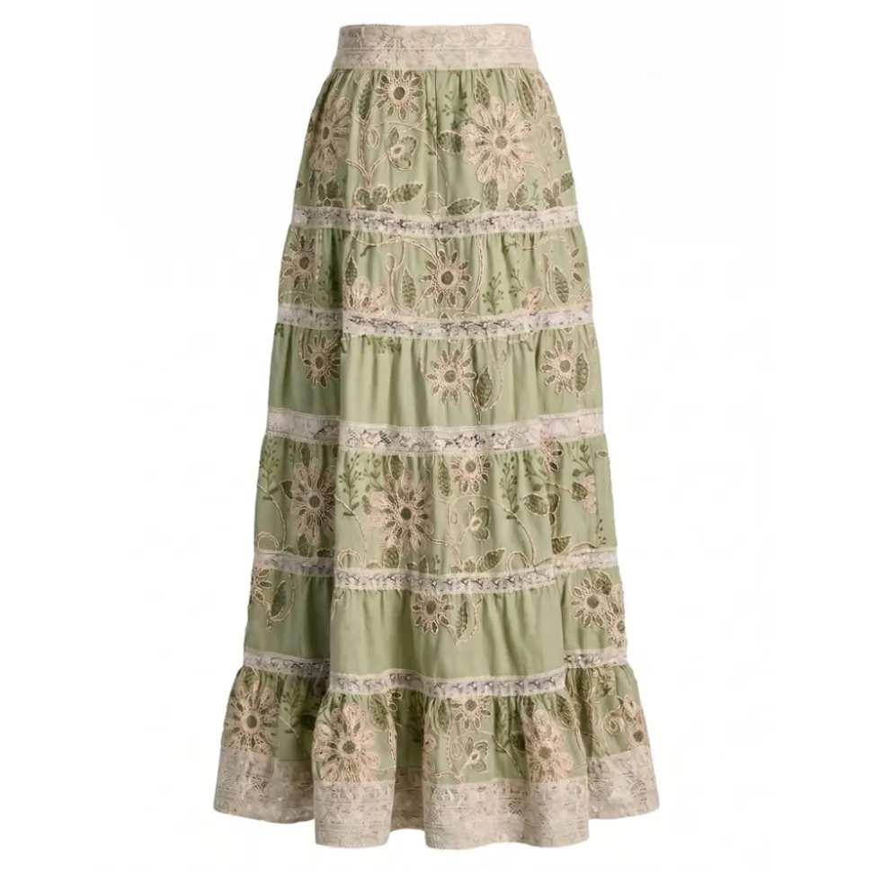 Adira Jupe Maxi Brodé