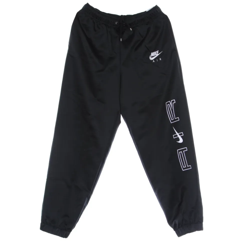 Air Woven Pantalon de Survêtement Femme Noir/Blanc