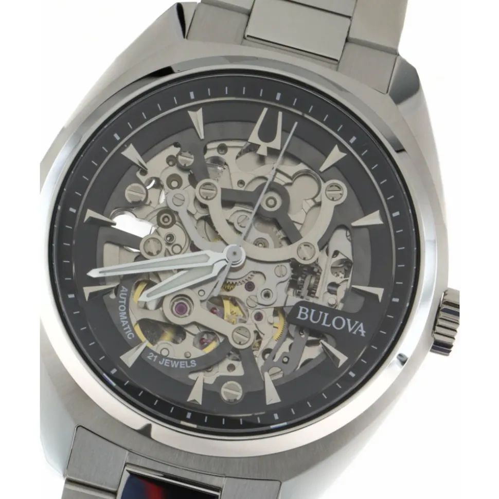 96A293 - Montre Homme Bulova - Automatique Squelette Surveyor