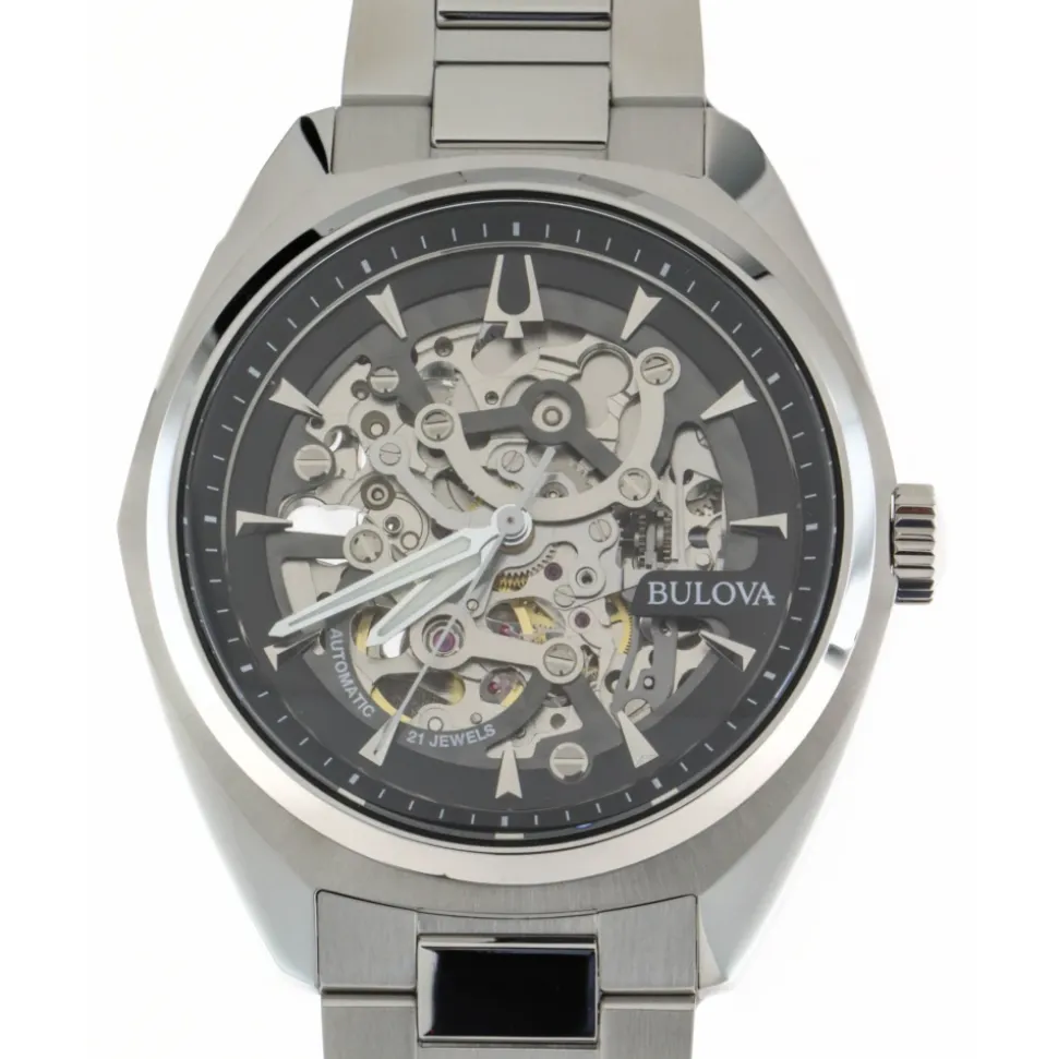 96A293 - Montre Homme Bulova - Automatique Squelette Surveyor
