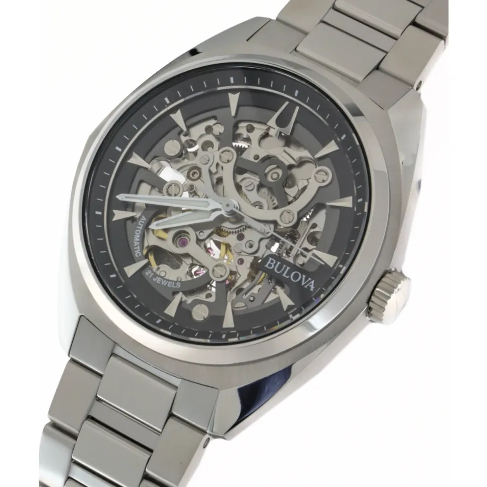 96A293 - Montre Homme Bulova - Automatique Squelette Surveyor