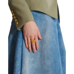Bague chaîne en laiton