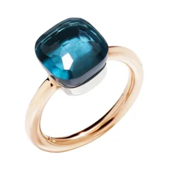 Bague Nudo Classic Topaze Bleue London Pomellato