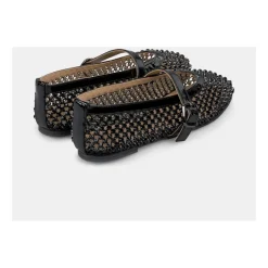 Ballerine en filet avec strass