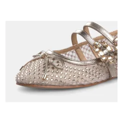 Ballerine filet boucles strass