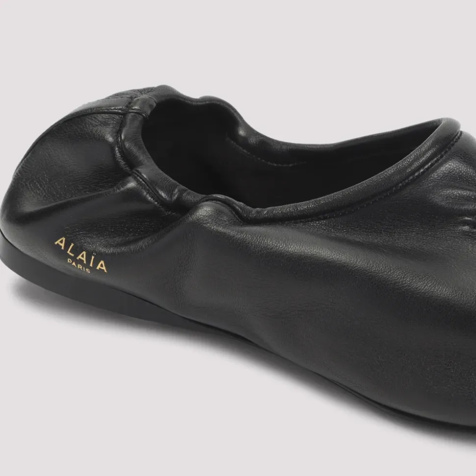 Ballerines souples en cuir