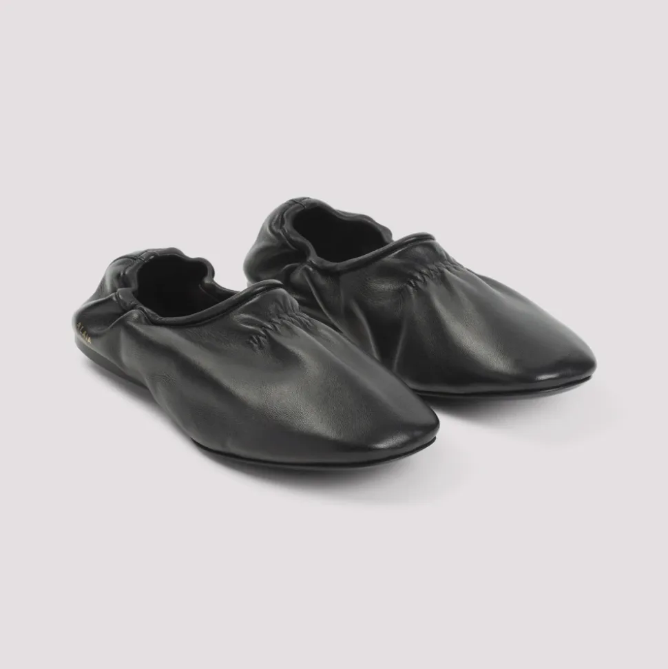 Ballerines souples en cuir