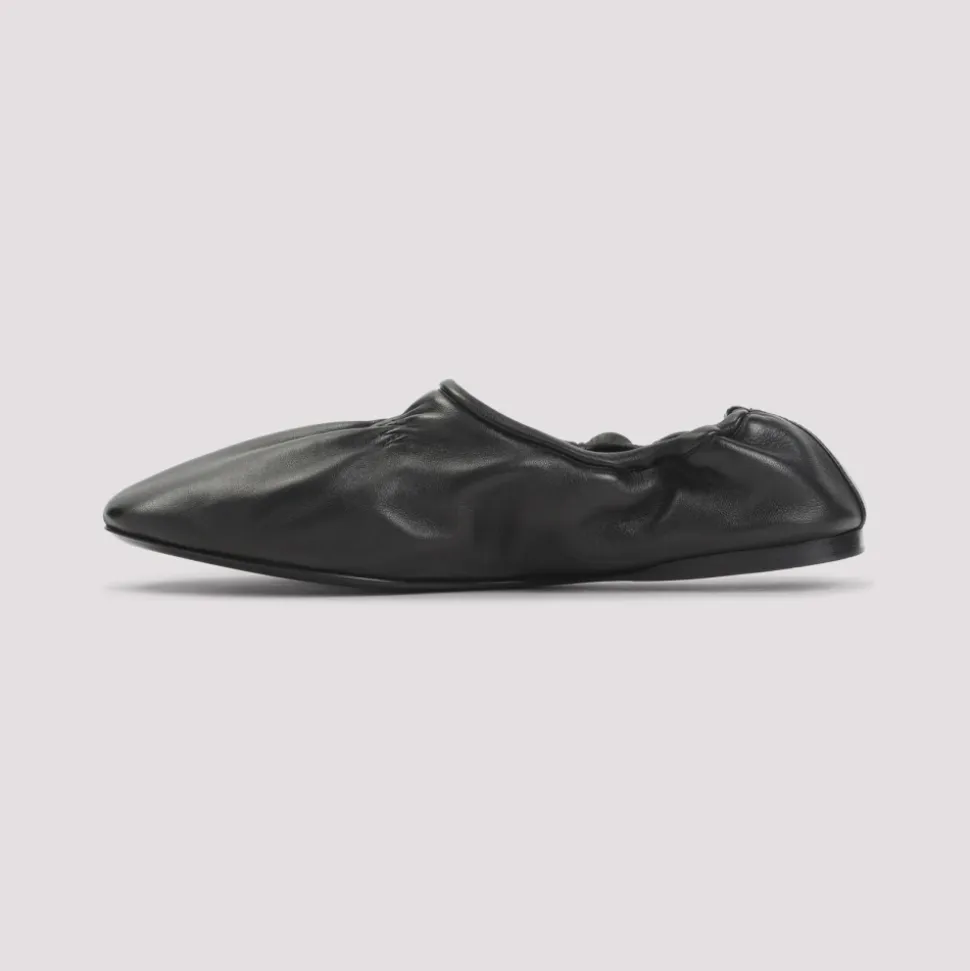 Ballerines souples en cuir
