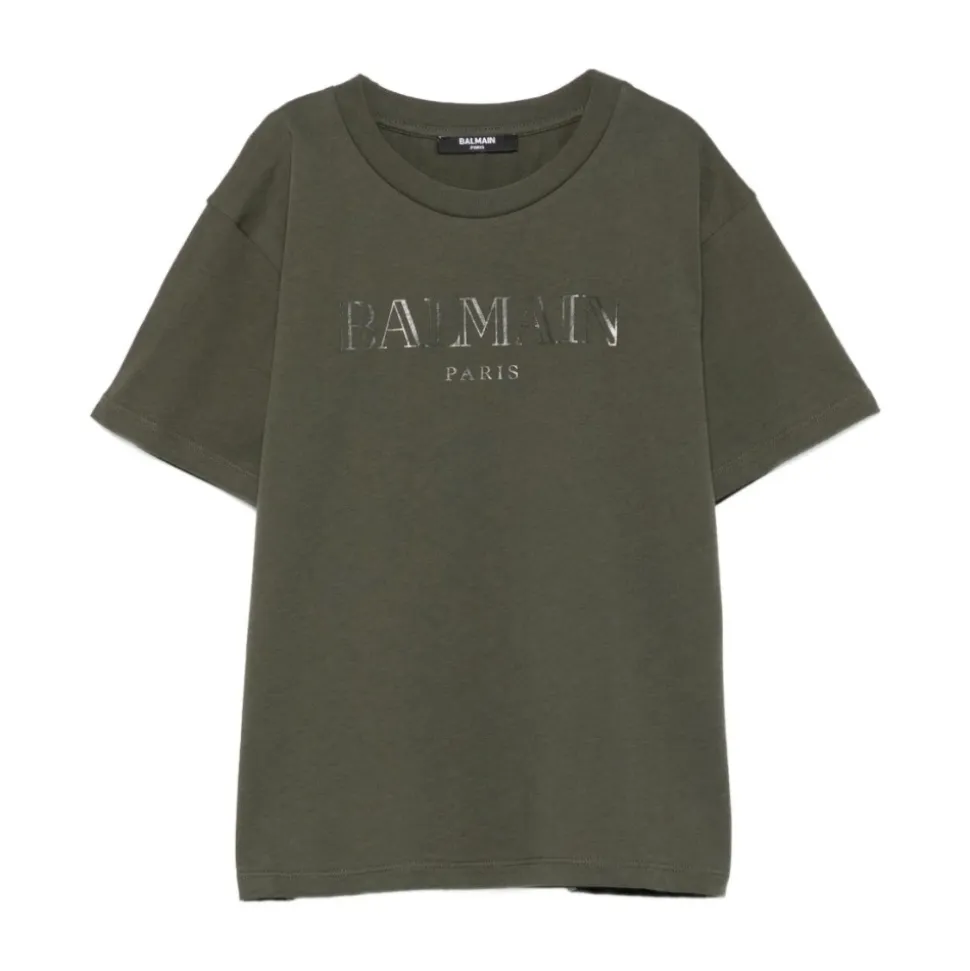 Balmain T-shirts et Polos Vert