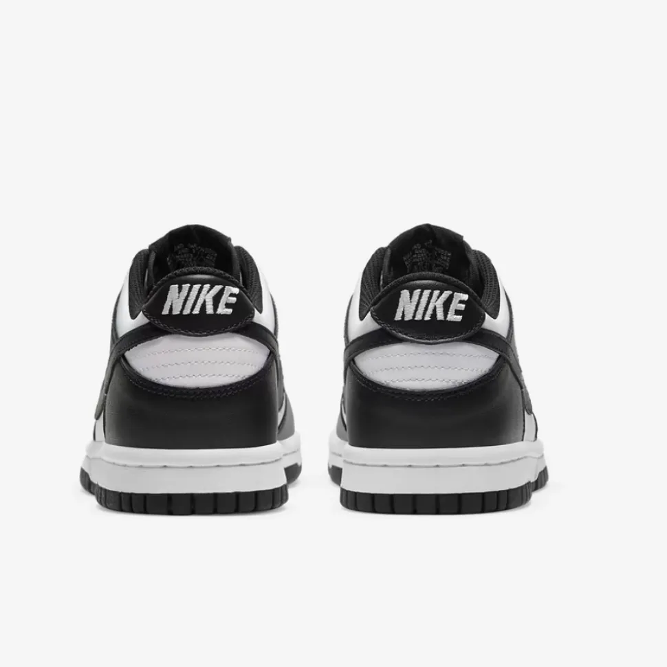 Baskets Dunk Blanc Noir Basses