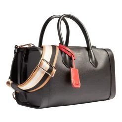 BCBG Sac à main en cuir noir