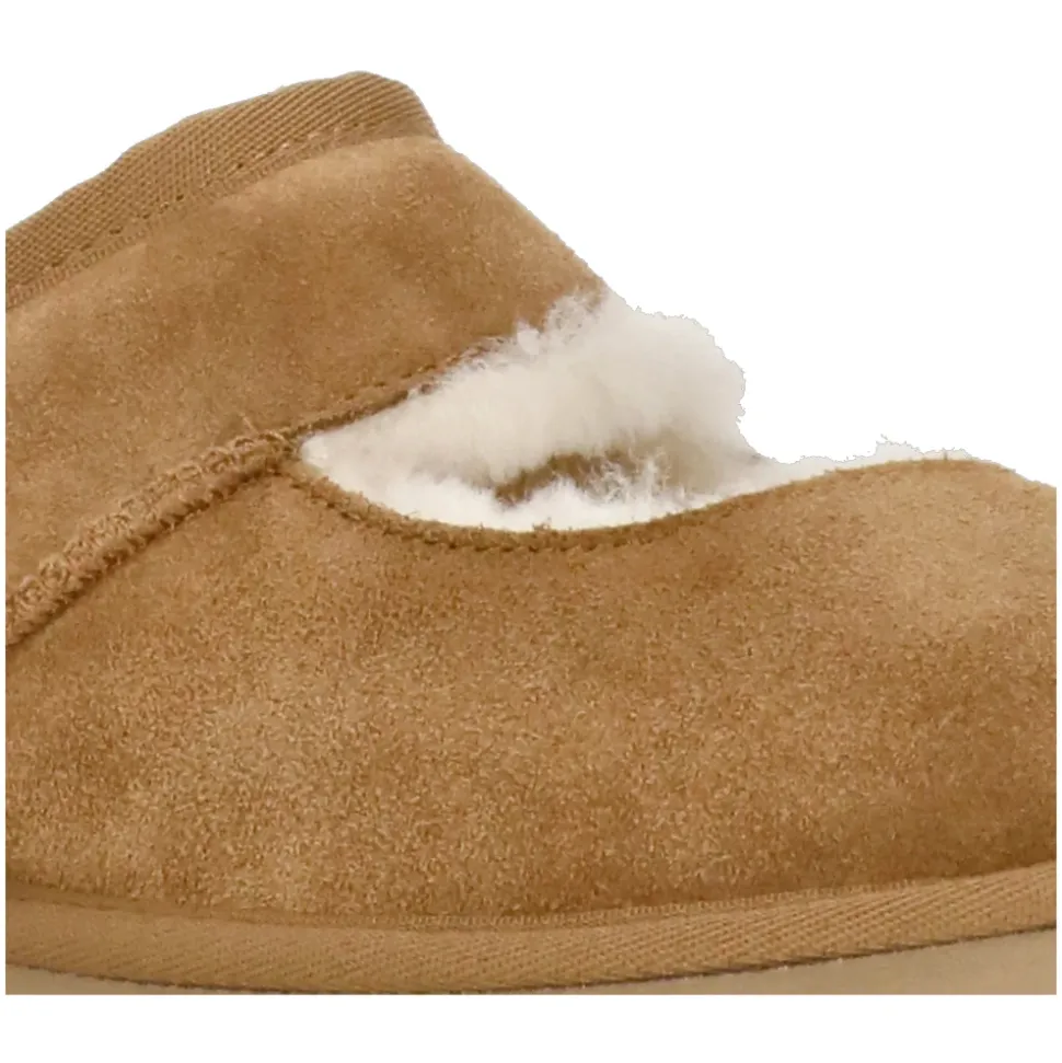 Bea Mary Jane Slippers Chestnut