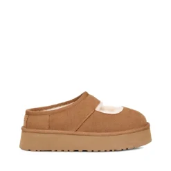 Bea Mary Jane Slippers Chestnut
