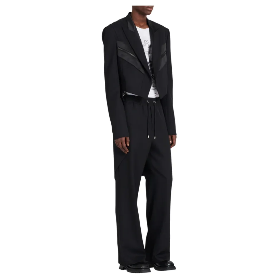Blazer avec -de-pie en satin