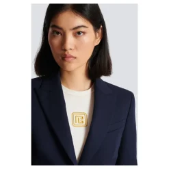 Blazer en laine à un bouton