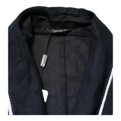 Blazer en lin brodé