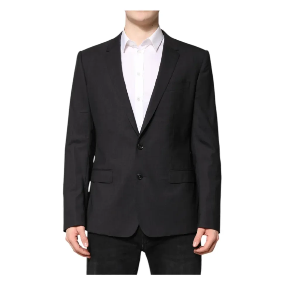 Blazer Slim Fit Gris Foncé