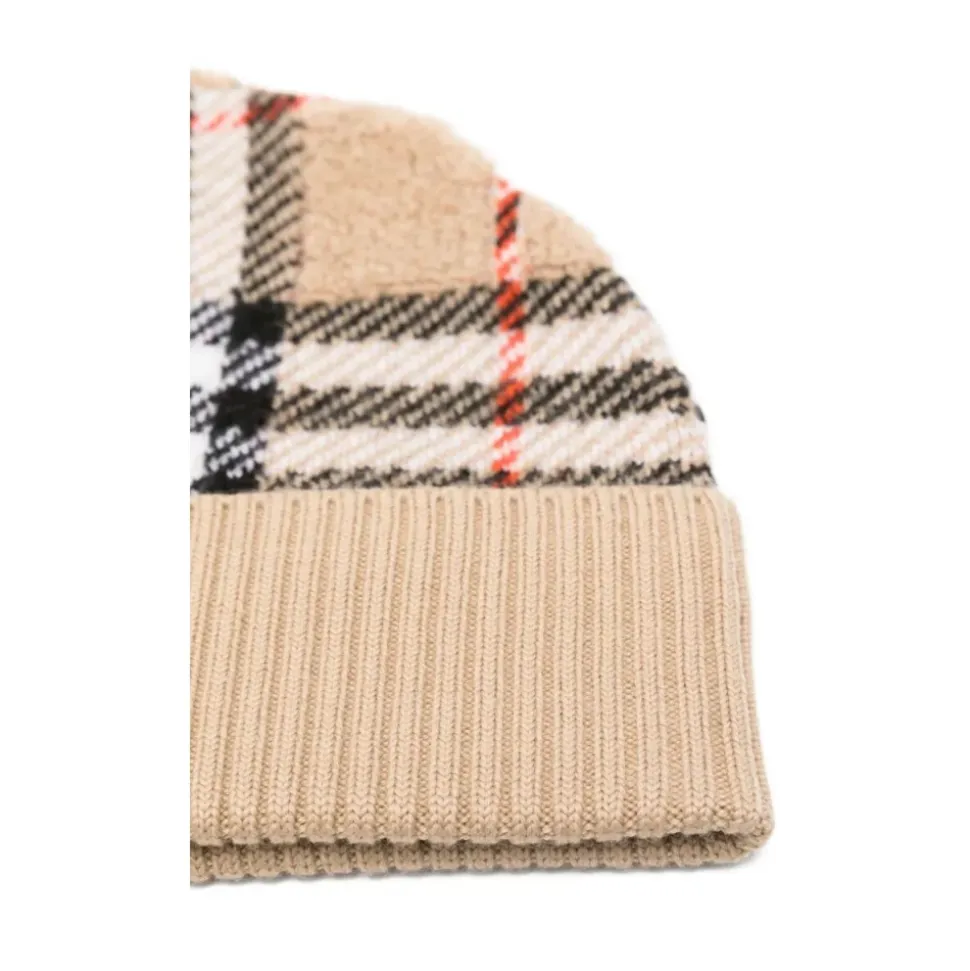 Bonnet à Carreaux Style Serviette