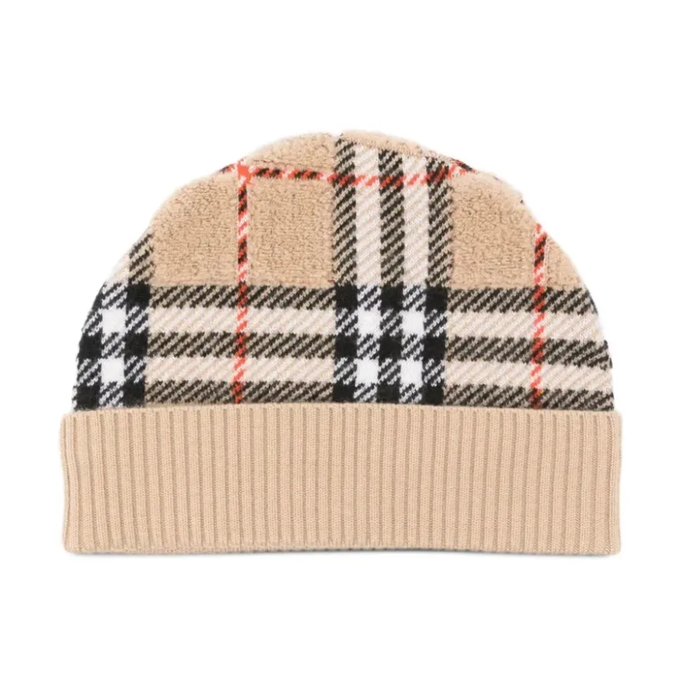 Bonnet à Carreaux Style Serviette
