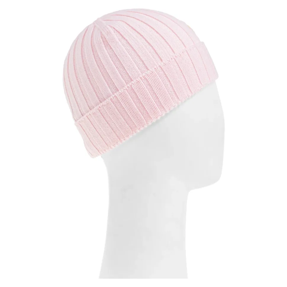 Bonnet en laine avec écusson logo