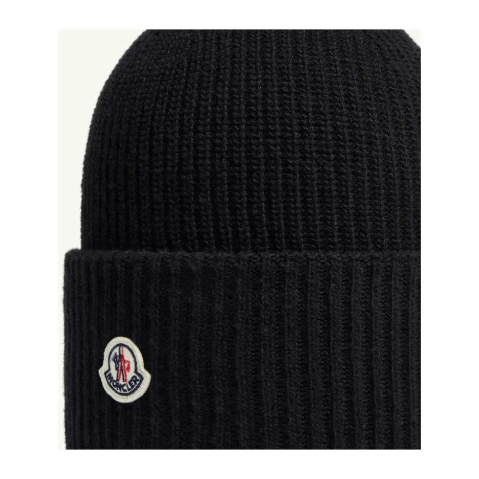 Bonnet en Laine avec Détail Logo