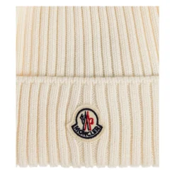 Bonnet en laine avec logo