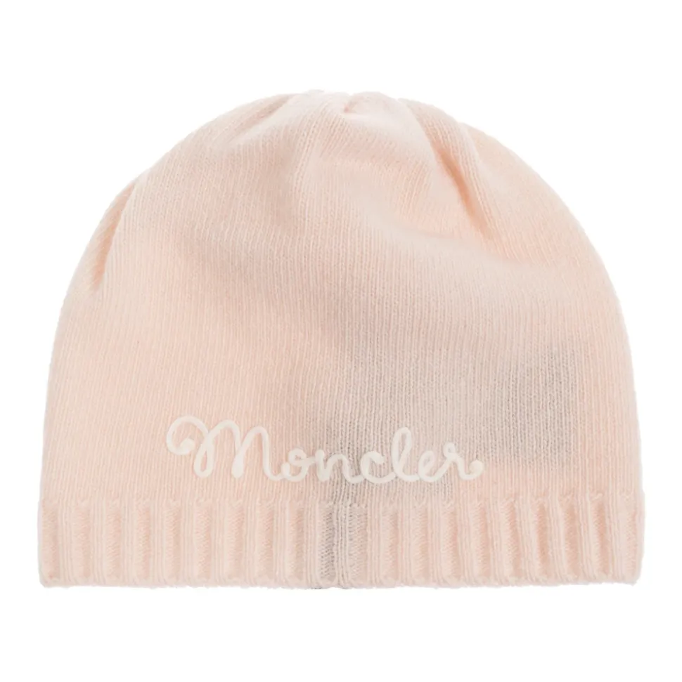 Bonnet en laine avec logo brodé