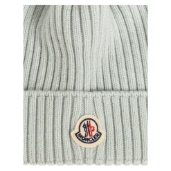 Bonnet à pompon avec logo