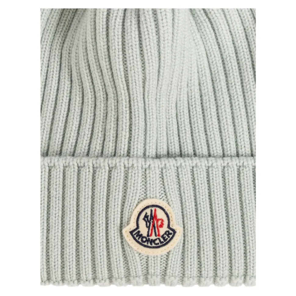 Bonnet à pompon avec logo