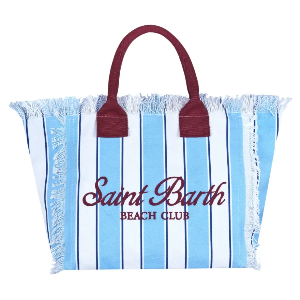 Borsa Vanity a righe
