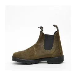Bottes Beatles en Daim Vert