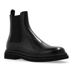 Bottes Chelsea en cuir