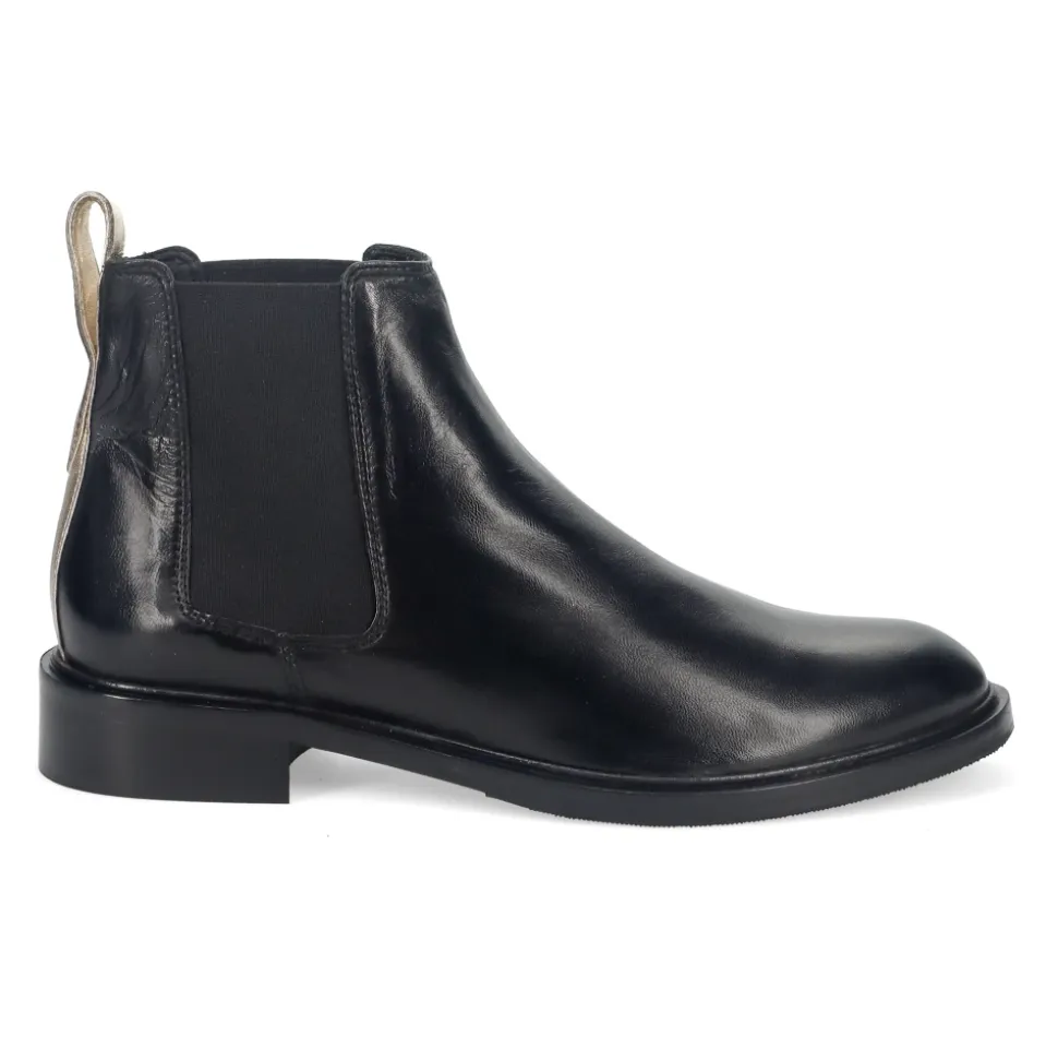 Bottes Chelsea en Cuir Noir