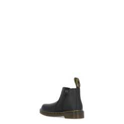 Bottes Cheville Enfant en Cuir Noir