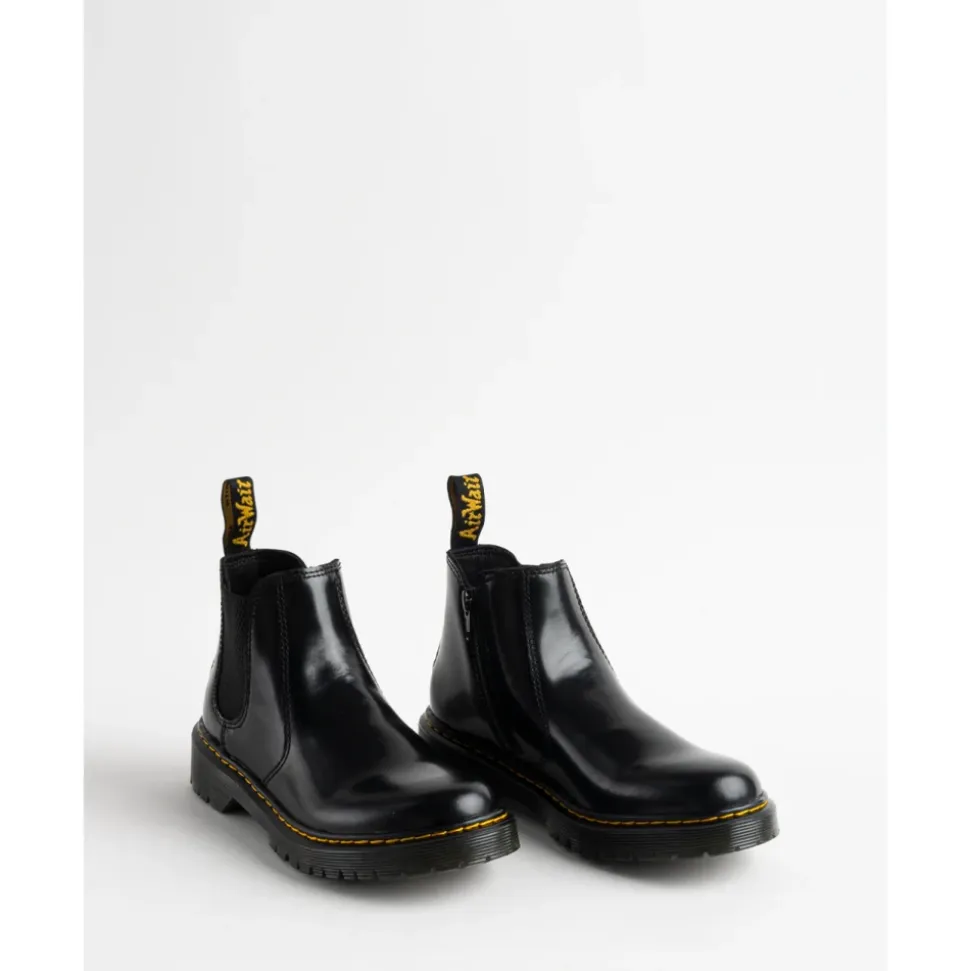 Bottes en cuir brillant
