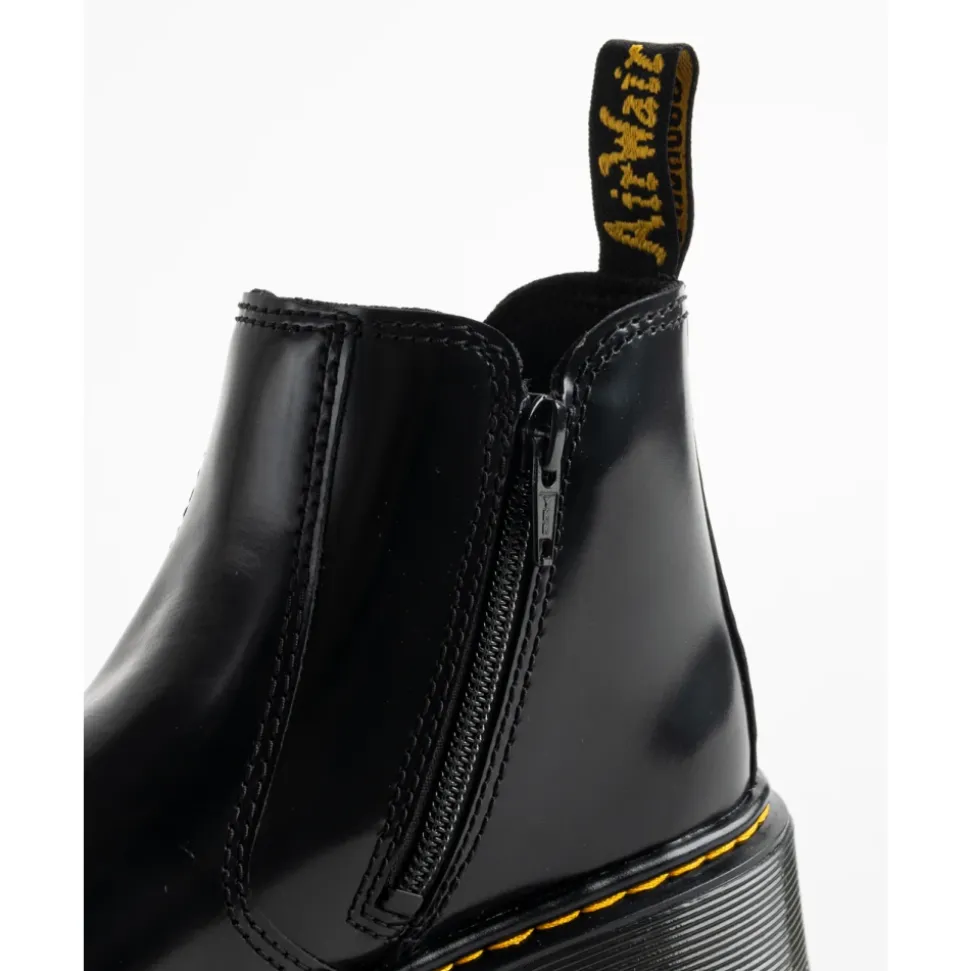 Bottes en cuir brillant