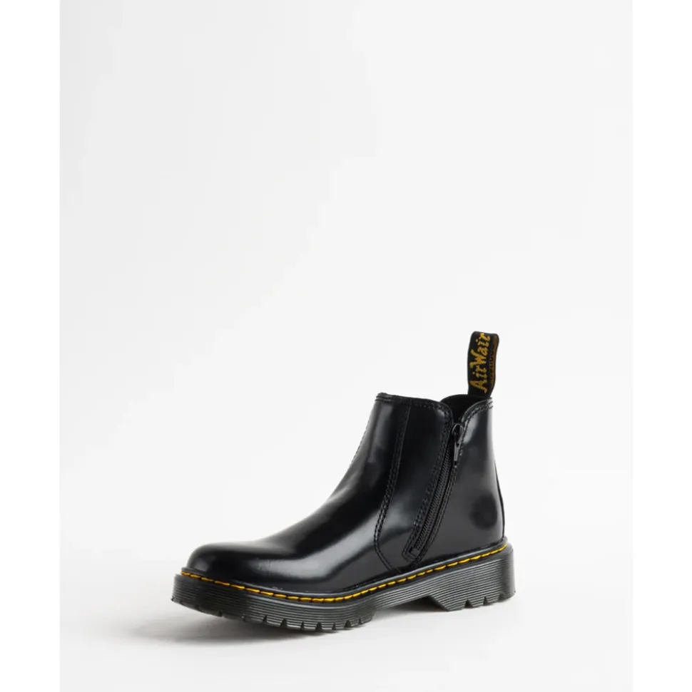 Bottes en cuir brillant