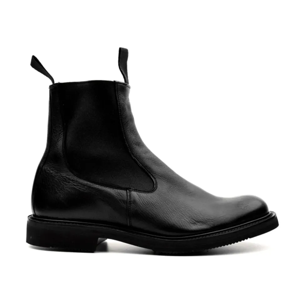 Bottes en Cuir Noir