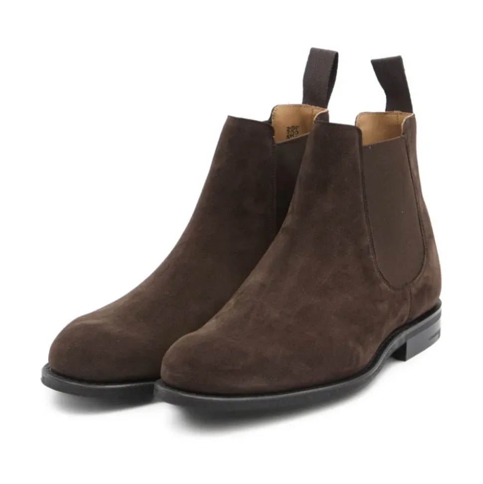 Bottes en Soie et Nylon Marron