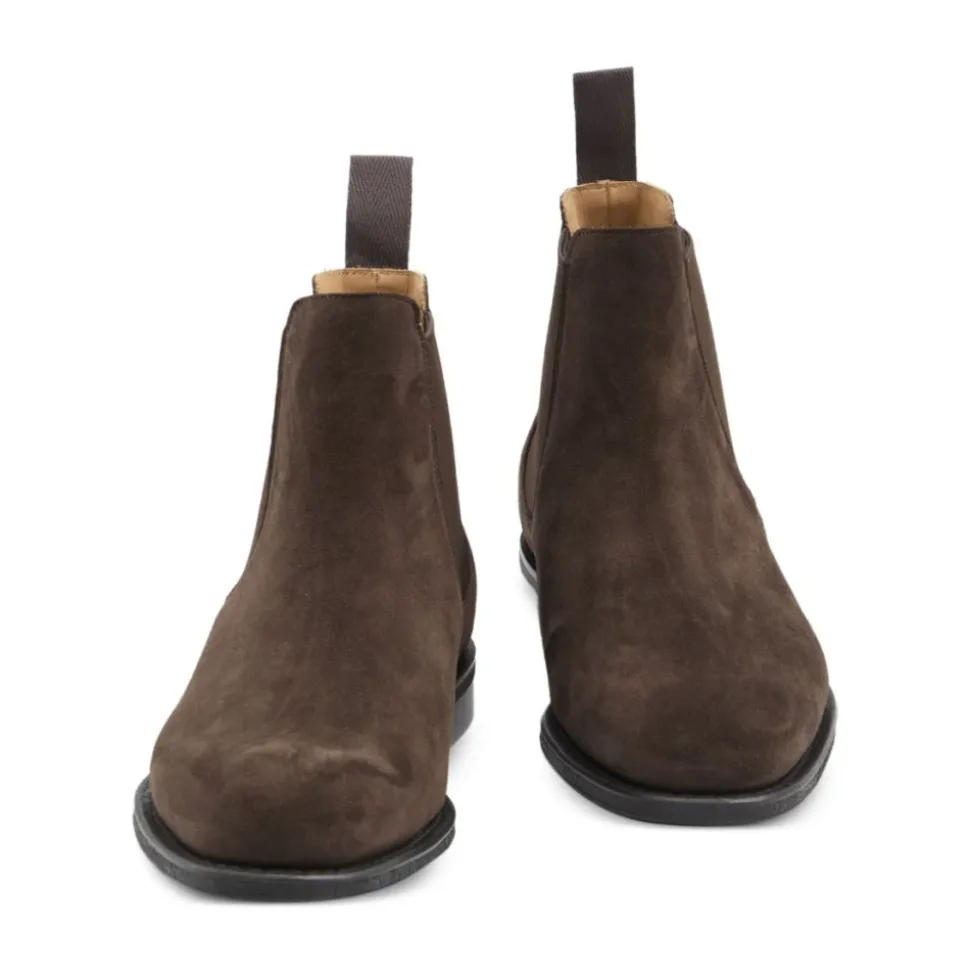 Bottes en Soie et Nylon Marron