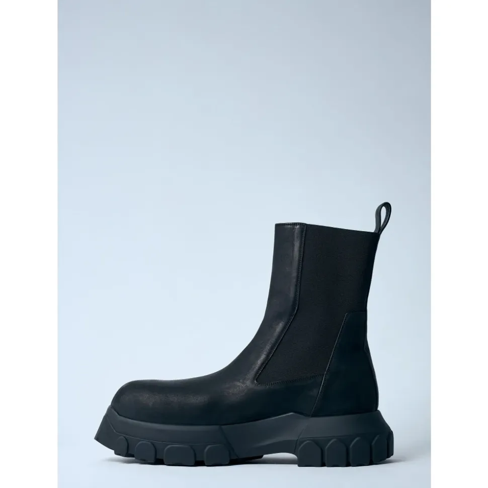 Bottes Tractor en Cuir avec Semelle Track