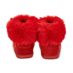 Bottines avec strass et nœuds