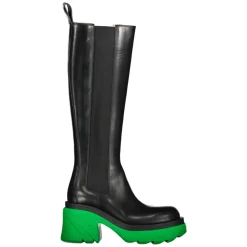 Bottines Chelsea en cuir à semelle crantée