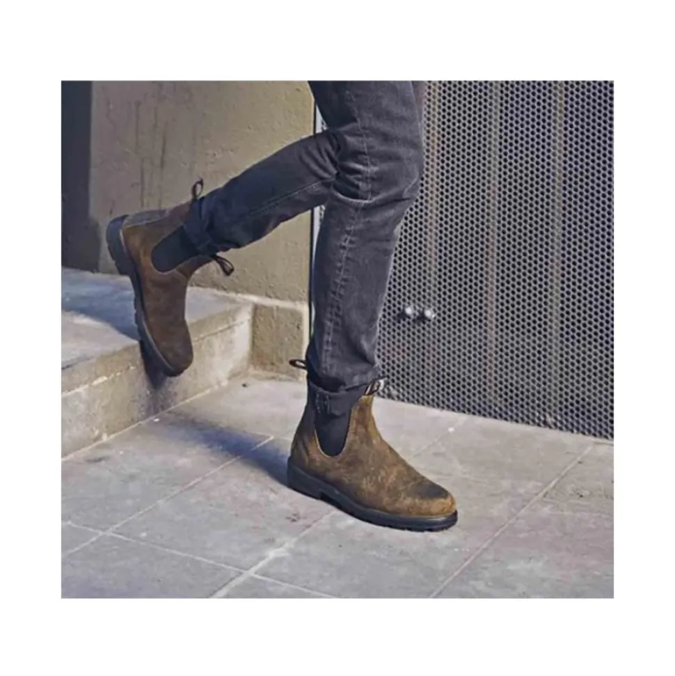 Bottines Chelsea en daim