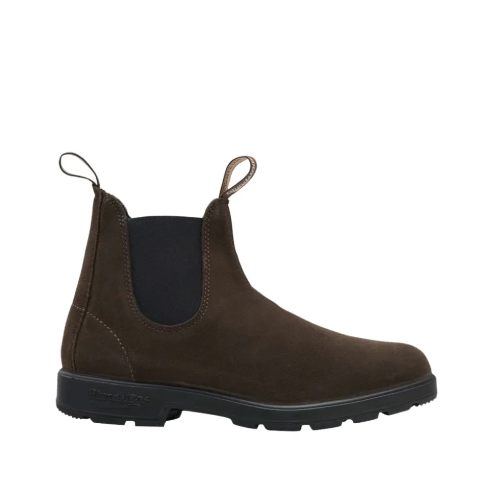 Bottines Chelsea en daim imperméable