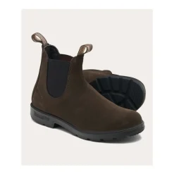 Bottines Chelsea en daim imperméable