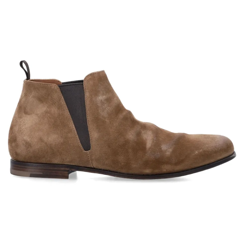 Bottines Chelsea Vintage en Daim