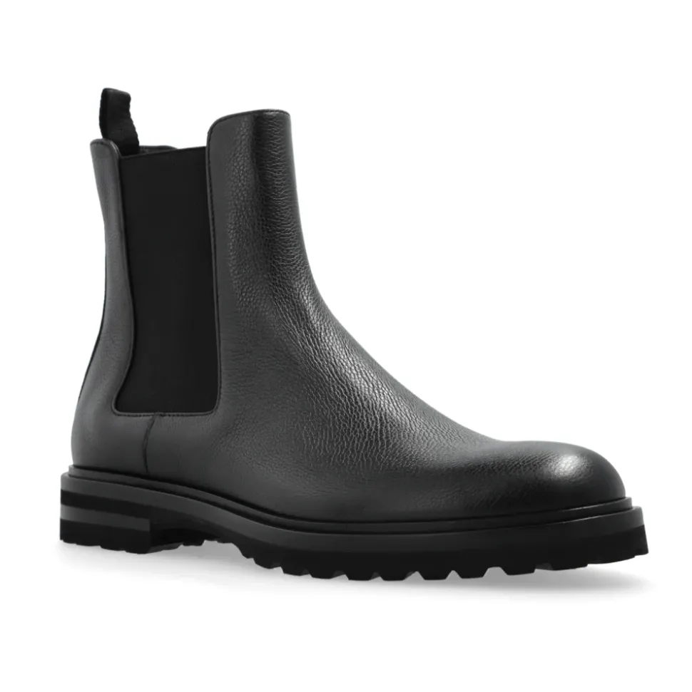 Bottines en cuir